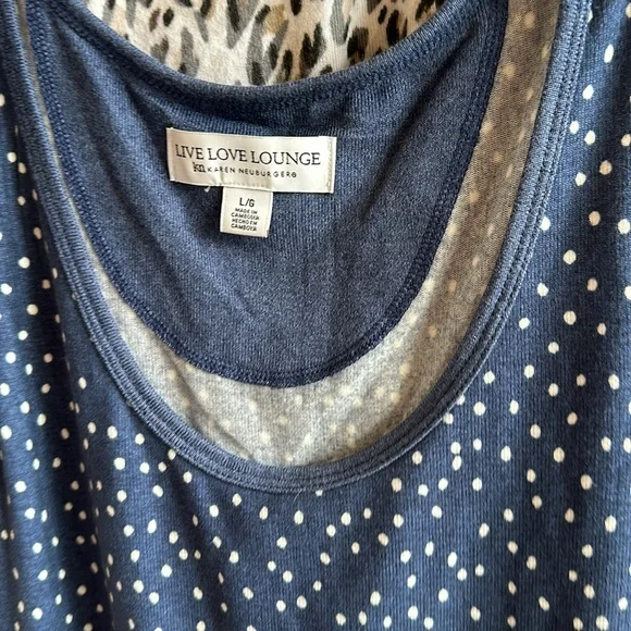 Set of 2 women’s super soft tank tops NEW size L. Live Love Lounge Bundle & save - Picture 2 of 3